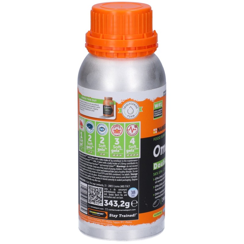 Visualizzazione chiara di Named Sport Omega 3 Double Plus Integratore con Omega 3 240 Capsule Visualizzazione chiara di Named Sport Omega 3 Double Plus Integratore con Omega 3 240 Capsule