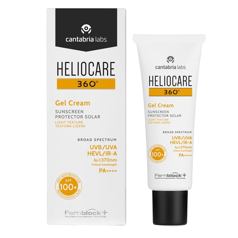 Packaging del prodotto Heliocare 360 Gel Crema Protezione Solare 100+ 50ml Packaging del prodotto Heliocare 360 Gel Crema Protezione Solare 100+ 50ml