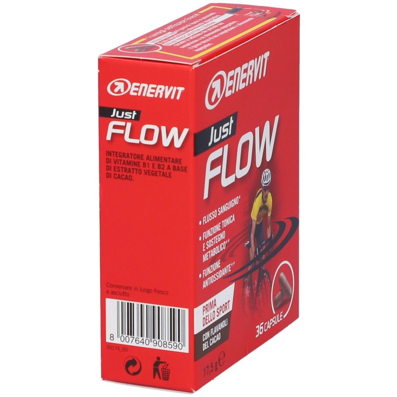 Vista del prodotto Enervit Just Flow per Elasticità Vasi Sanguigni 36 Capsule Vista del prodotto Enervit Just Flow per Elasticità Vasi Sanguigni 36 Capsule