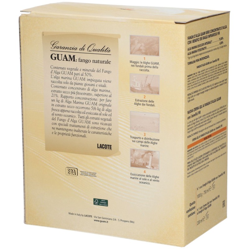 Aspetto del prodotto Guam Fir Fanghi D'alga per Cellulite Confezione da 1 kg