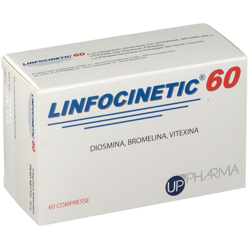 Packaging del prodotto Linfocinetic Integratore per Drenaggio Liquidi 60 Compresse