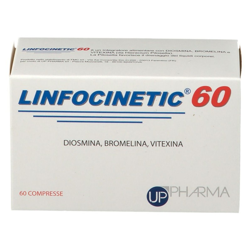 Foto ravvicinata di Linfocinetic Integratore per Drenaggio Liquidi 60 Compresse