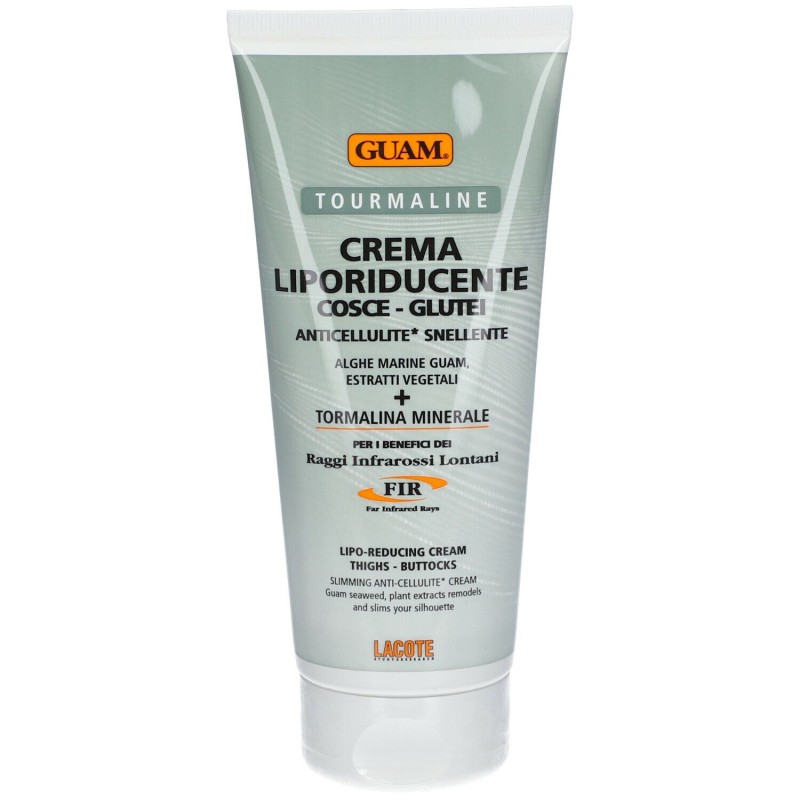 Vista del prodotto Guam Tourmaline Crema Liporiducente FIR 200ml Trattamento Anticellulite Cosce e Glutei