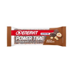Primo piano di Enervit Power Time Barretta Energetica Nocciole Cioccolato 30g Primo piano di Enervit Power Time Barretta Energetica Nocciole Cioccolato 30g