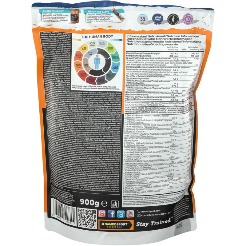 Visualizzazione chiara di 100% Whey Protein Shake Hazelnut Cream per Crescita Muscolare 900 g Visualizzazione chiara di 100% Whey Protein Shake Hazelnut Cream per Crescita Muscolare 900 g