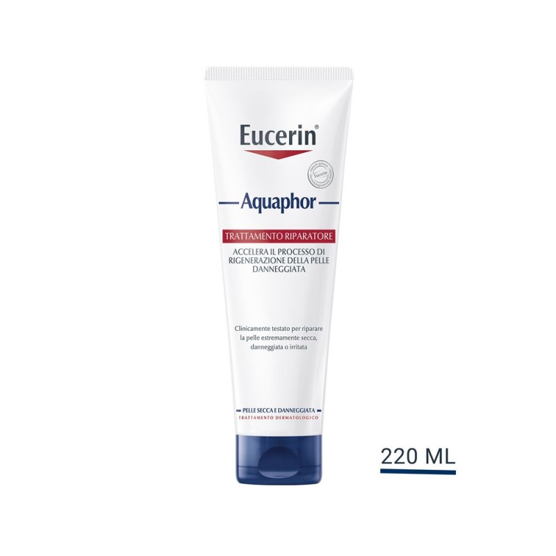 Foto esplicativa di Eucerin Aquaphor Trattamento Riparatore Pelli Danneggiate 200ml Foto esplicativa di Eucerin Aquaphor Trattamento Riparatore Pelli Danneggiate 200ml