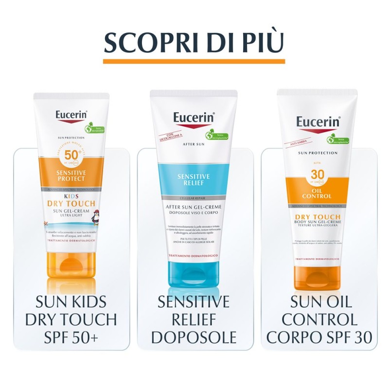 Primo piano di Eucerin Sun Pigment Control Crema Solare SPF 50+ 50ml Primo piano di Eucerin Sun Pigment Control Crema Solare SPF 50+ 50ml