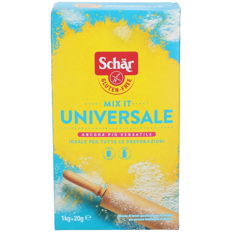 Immagine reale di Schär Mix It Universale per Intolleranze 1020g Immagine reale di Schär Mix It Universale per Intolleranze 1020g