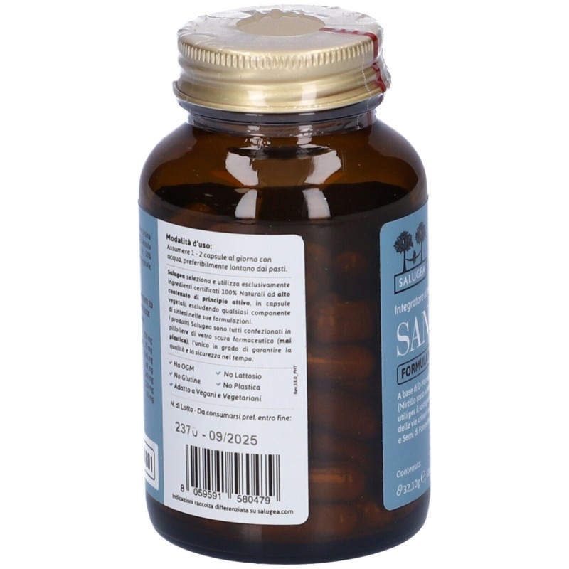 Foto ravvicinata di Sanuril Formula Potenziata Integratore Antiossidante 60 Capsule