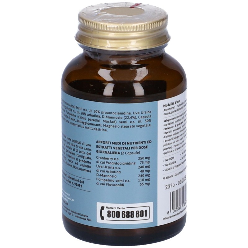 Confezione commerciale diSanuril Formula Potenziata Integratore Antiossidante 60 Capsule
