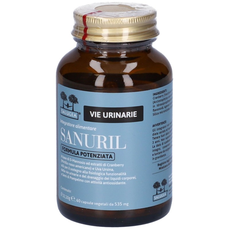 Immagine reale di Sanuril Formula Potenziata Integratore Antiossidante 60 Capsule