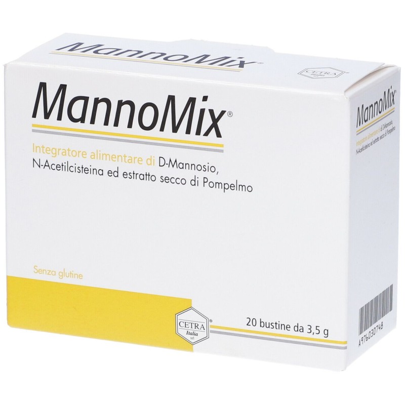 Immagine reale di MannoMix per Benessere del Corpo 20 Bustine da 3,5 g Immagine reale di MannoMix per Benessere del Corpo 20 Bustine da 3,5 g