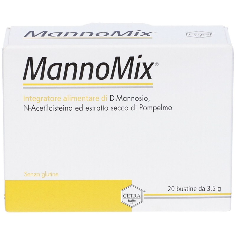 Presentazione grafica di MannoMix per Benessere del Corpo 20 Bustine da 3,5 g Presentazione grafica di MannoMix per Benessere del Corpo 20 Bustine da 3,5 g