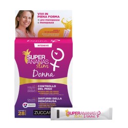Foto ravvicinata di Zuccari Super Ananas Slim Donna 28 Bustine Liquide 10ml
