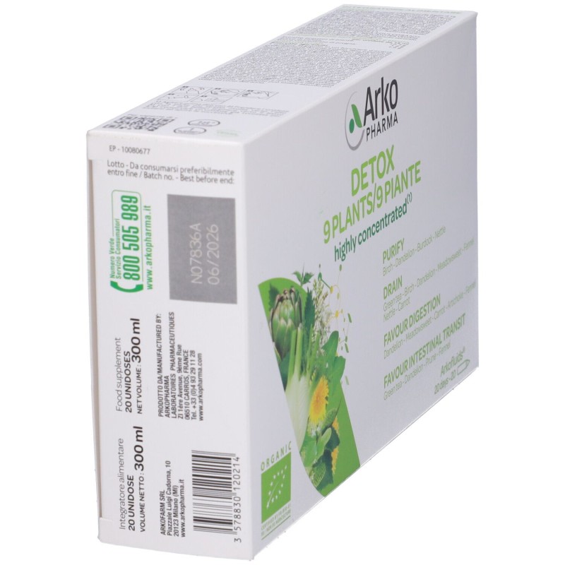 Aspetto del prodotto Arkofluidi Ultra Suoni Detox Bio per Depurazione 20 Fiale Aspetto del prodotto Arkofluidi Ultra Suoni Detox Bio per Depurazione 20 Fiale