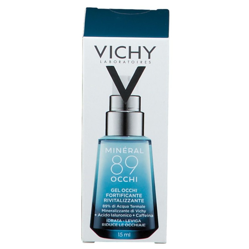 Scatola integra del prodotto Vichy Mineral 89 Contorno Occhi Fortificante Gel 15ml Scatola integra del prodotto Vichy Mineral 89 Contorno Occhi Fortificante Gel 15ml