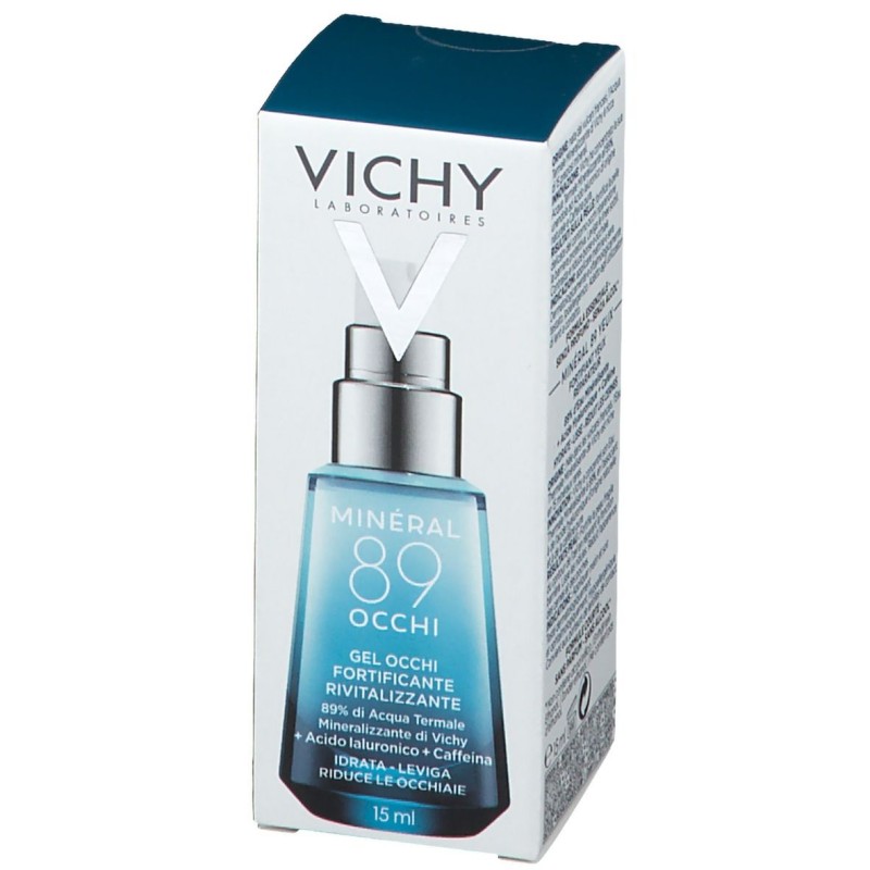 Foto esplicativa di Vichy Mineral 89 Contorno Occhi Fortificante Gel 15ml Foto esplicativa di Vichy Mineral 89 Contorno Occhi Fortificante Gel 15ml
