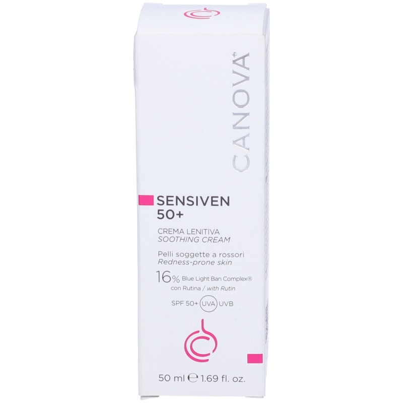 Confezione commerciale diSensiven 50+ per Pelle con Couperose 50ml