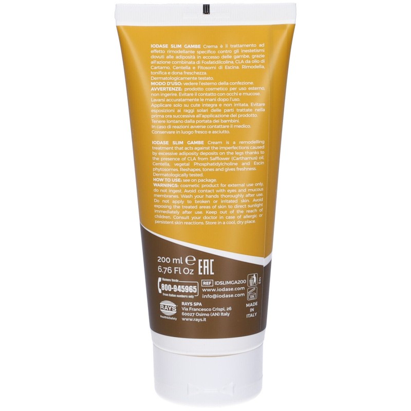Primo piano di Iodase Slim Gambe per Rimodellamento e Drenaggio 200ml Primo piano di Iodase Slim Gambe per Rimodellamento e Drenaggio 200ml