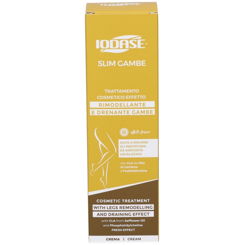 Presentazione grafica di Iodase Slim Gambe per Rimodellamento e Drenaggio 200ml Presentazione grafica di Iodase Slim Gambe per Rimodellamento e Drenaggio 200ml