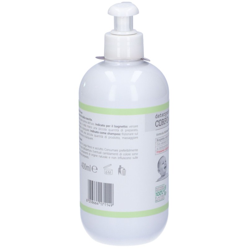 Scatola integra del prodotto Fiocchi di Riso Detergente Corpo e Capelli Talco per Bambini 400ml Scatola integra del prodotto Fiocchi di Riso Detergente Corpo e Capelli Talco per Bambini 400ml