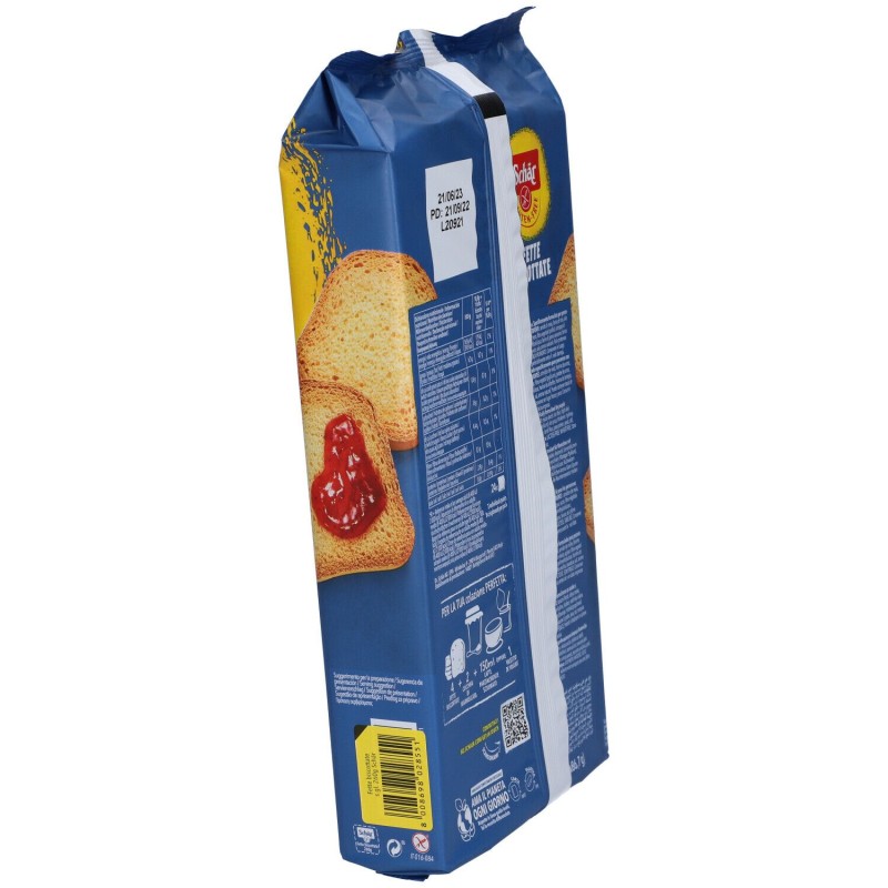 Packaging del prodotto Schar Fette Biscottate Senza Glutine 260g