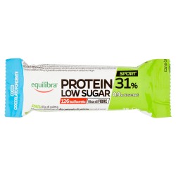 Vista del prodotto Equilibra Protein 31% Low Sugar Barretta Proteica Choco Brownie 35g 1 Pezzo Vista del prodotto Equilibra Protein 31% Low Sugar Barretta Proteica Choco Brownie 35g 1 Pezzo