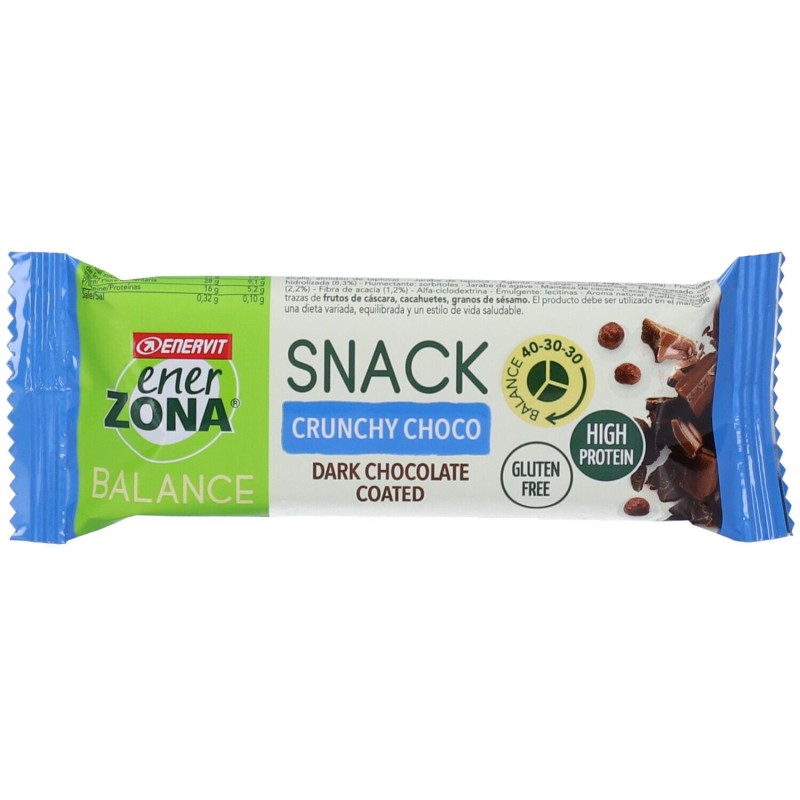 Aspetto del prodotto Enerzona Snack Crunchy Choco 1 Barretta Proteica 33g Aspetto del prodotto Enerzona Snack Crunchy Choco 1 Barretta Proteica 33g