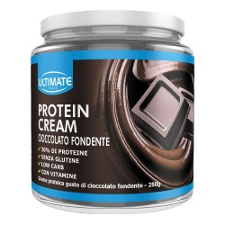 Confezione commerciale diUltimate Protein Cream al Cioccolato Fondente 250gr 1 Pezzo Confezione commerciale diUltimate Protein Cream al Cioccolato Fondente 250gr 1 Pezzo