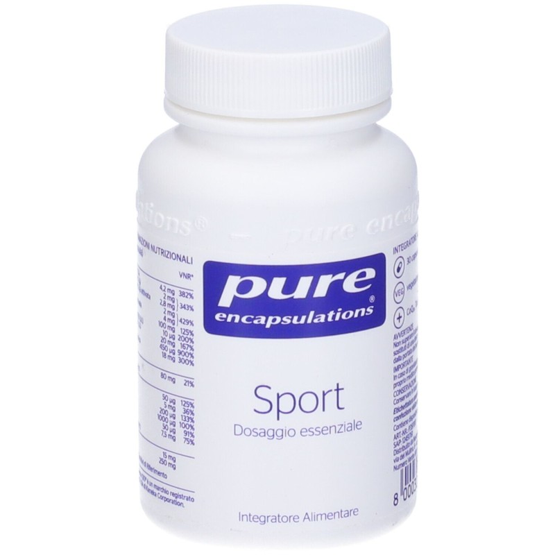Packaging integro del prodotto Pure Encapsulations Sport 30 Capsule Packaging integro del prodotto Pure Encapsulations Sport 30 Capsule