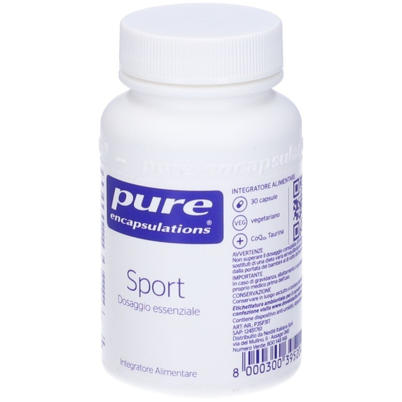 Foto ravvicinata di Pure Encapsulations Sport 30 Capsule Foto ravvicinata di Pure Encapsulations Sport 30 Capsule