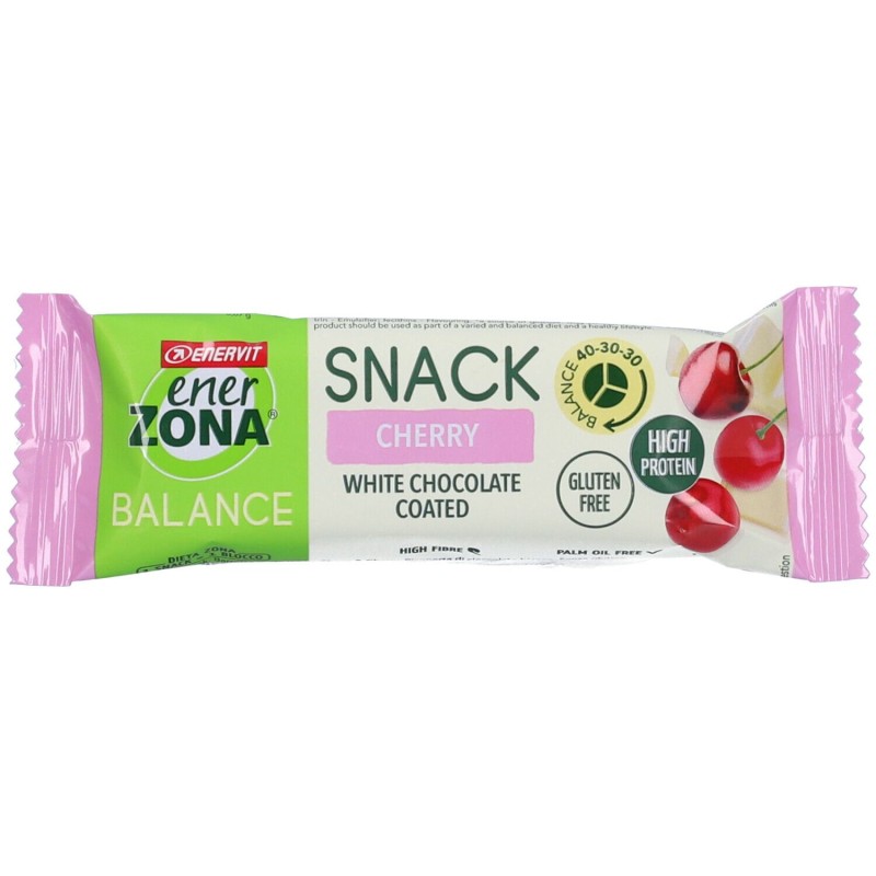 Confezione commerciale diEnerzona Snack Cherry per Spuntino Sano 33 G Confezione commerciale diEnerzona Snack Cherry per Spuntino Sano 33 G