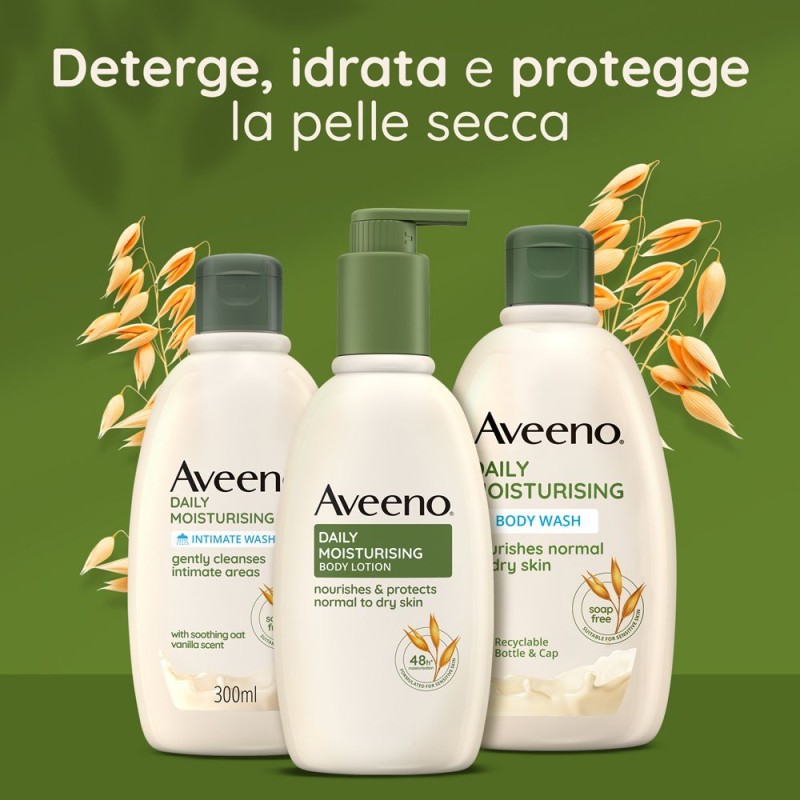 Pack ufficiale del prodotto Aveeno Bagnodoccia Corpo Idratante Pelle Normale e Secca 500ml Pack ufficiale del prodotto Aveeno Bagnodoccia Corpo Idratante Pelle Normale e Secca 500ml