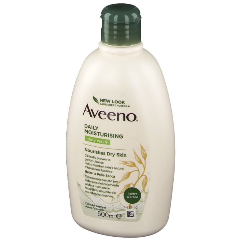 Packaging del prodotto Aveeno Bagnodoccia Corpo Idratante Pelle Normale e Secca 500ml Packaging del prodotto Aveeno Bagnodoccia Corpo Idratante Pelle Normale e Secca 500ml