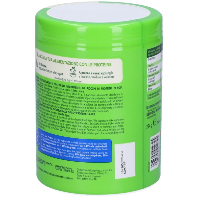 Primo piano di Enerzona Protein Flakes per Colazione Nutriente 224g Primo piano di Enerzona Protein Flakes per Colazione Nutriente 224g