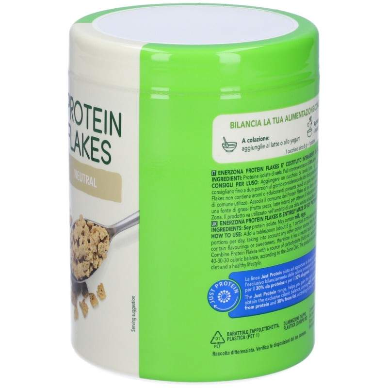 Confezione sigillata di Enerzona Protein Flakes per Colazione Nutriente 224g Confezione sigillata di Enerzona Protein Flakes per Colazione Nutriente 224g