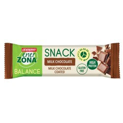Packaging integro del prodotto Enerzona Snack Milk Choco per Alimentazione Equilibrata Barretta da 33 g