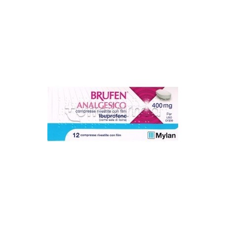 Ibuprofene Mylan 12 Compresse 400 Mg (Equivalente MomentAct)