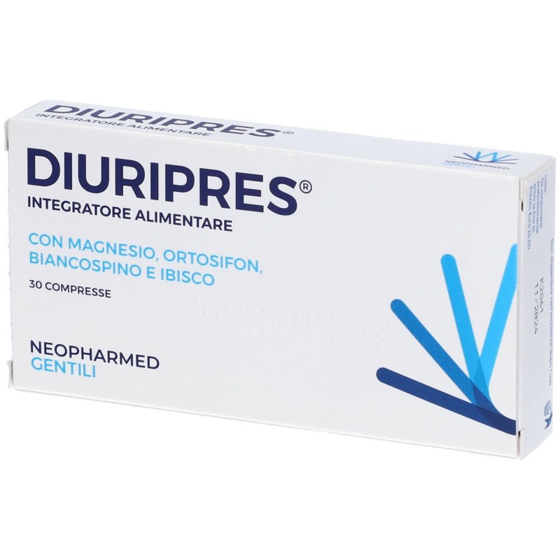 Pack ufficiale del prodotto Neopharmed Diuripres Integratore Drenante 30 Compresse Pack ufficiale del prodotto Neopharmed Diuripres Integratore Drenante 30 Compresse