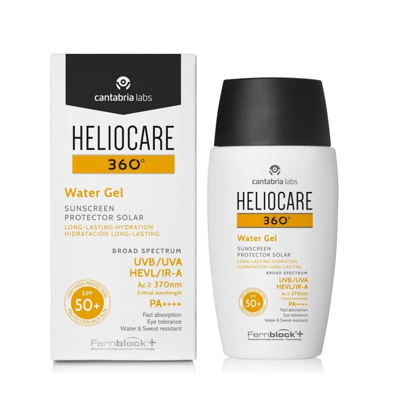 Foto illustrativa del packaging di Heliocare 360° Water Gel Protezione Solare per Sportivi e per la Corsa 50ml Foto illustrativa del packaging di Heliocare 360° Water Gel Protezione Solare per Sportivi e per la Corsa 50ml