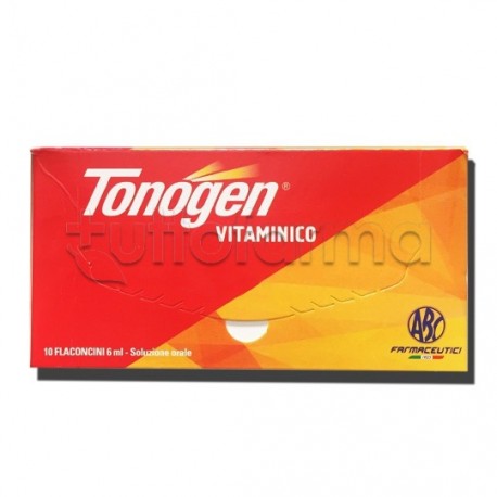 Tonogen Soluzione Orale 10 Flaconi 6 ml 10000