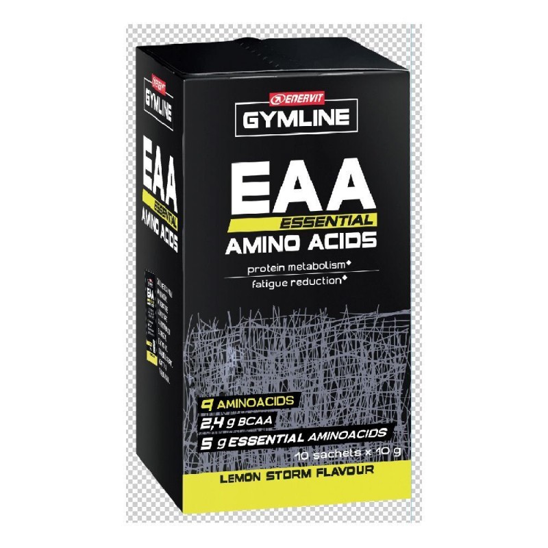 Immagine reale di Enervit Gymlime EAA Essent Aminoa per Crescita Muscolare 10 Bustine da 10 g Immagine reale di Enervit Gymlime EAA Essent Aminoa per Crescita Muscolare 10 Bustine da 10 g