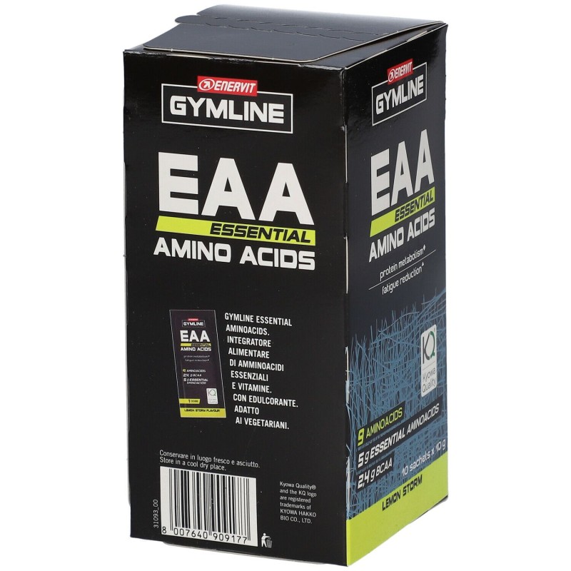 Vista del prodotto Enervit Gymlime EAA Essent Aminoa per Crescita Muscolare 10 Bustine da 10 g Vista del prodotto Enervit Gymlime EAA Essent Aminoa per Crescita Muscolare 10 Bustine da 10 g