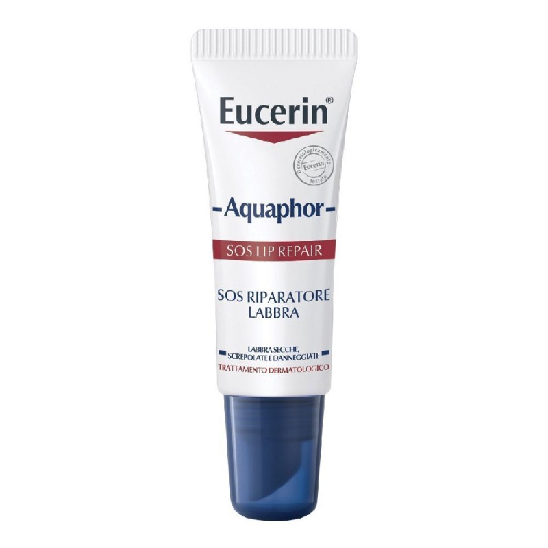 Packaging del prodotto Eucerin Aquaphor SOS Balsamo Riparatore Labbra 10ml Packaging del prodotto Eucerin Aquaphor SOS Balsamo Riparatore Labbra 10ml