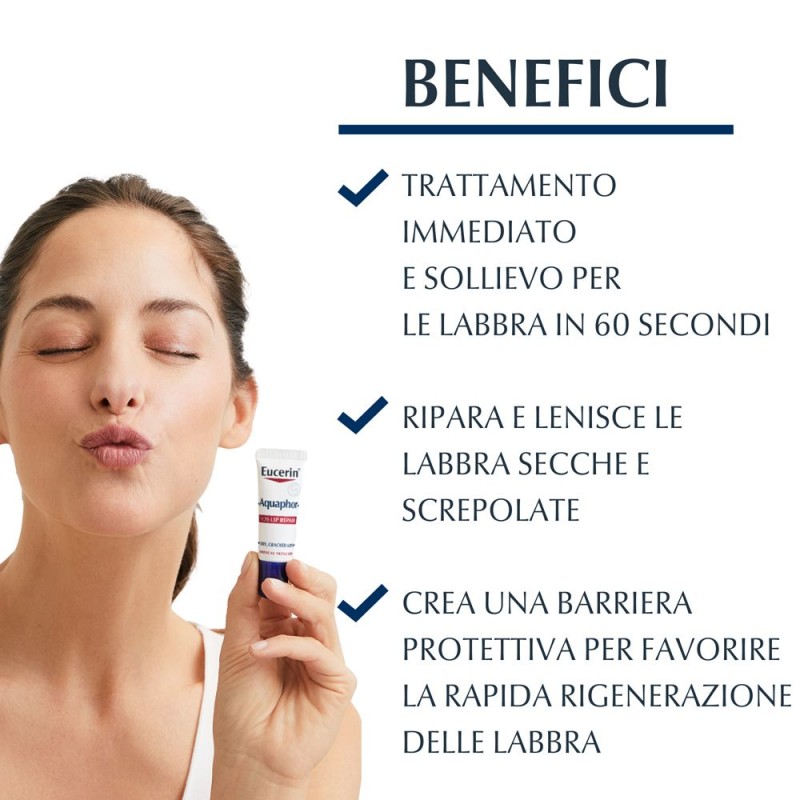 Visualizzazione chiara di Eucerin Aquaphor SOS Balsamo Riparatore Labbra 10ml Visualizzazione chiara di Eucerin Aquaphor SOS Balsamo Riparatore Labbra 10ml