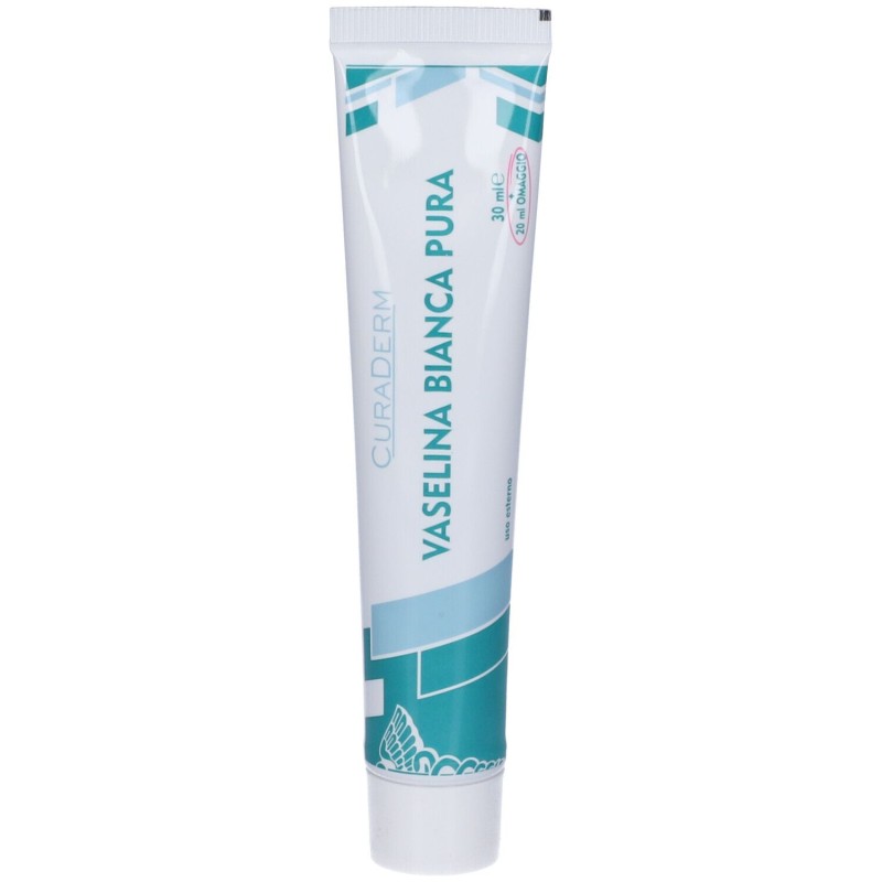 Packaging del prodotto Curaderm Vaselina Bianca 30ml Packaging del prodotto Curaderm Vaselina Bianca 30ml