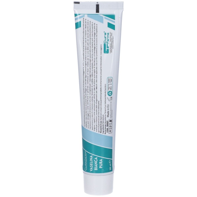 Visualizzazione chiara di Curaderm Vaselina Bianca 30ml Visualizzazione chiara di Curaderm Vaselina Bianca 30ml