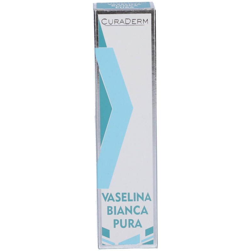 Packaging integro del prodotto Curaderm Vaselina Bianca 30ml Packaging integro del prodotto Curaderm Vaselina Bianca 30ml
