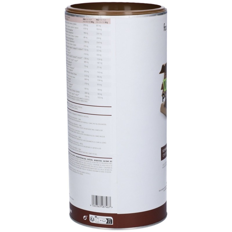 Scatola originale del prodotto Foodspring Vegan Protein Cioccolato per Massa Muscolare 750g Scatola originale del prodotto Foodspring Vegan Protein Cioccolato per Massa Muscolare 750g