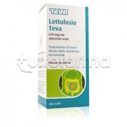 Lattulosio Ratiopharm Sciroppo Lassativo per Stitichezza 66,7% 180ml